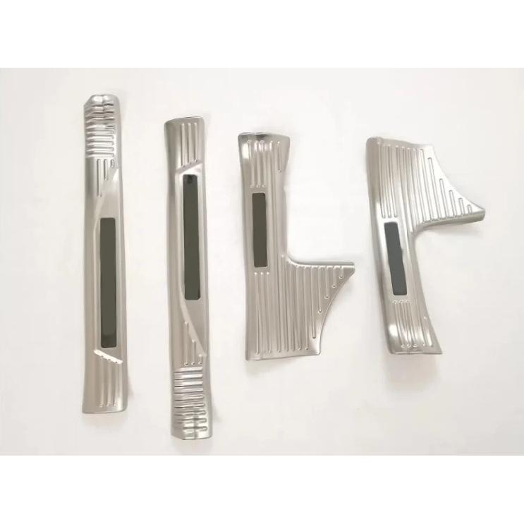 For Lexus NX 250 260 350h 350 F 2022 2023 2024 Stainless Steel Inner Door Sill Scuff Plate Covers Threshold Accessories 4Pcs