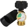 Type1 Brass Outdoor Propane Tank Adapter Gas Cylinder Pressure Gauge with