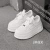 Little White Shoes Women's Shoes Summer New Inner Height Increase Versatile Casual Muffin Thick-soled Mesh Thin Breathable Board Shoes