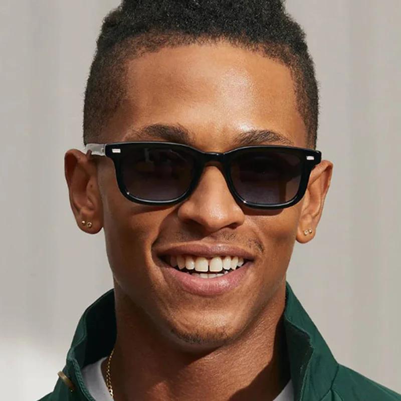 Vintage Classic Casual Sunglasses Men Women Fashion Designer Plain Sun Glasses Male Brand Square Travel Mirror