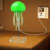 Плавающая лампа-медуза и управление ночником, интерактивный звук, градиентное затемнение, голосовое управление, перезаряжаемый USB Type-C