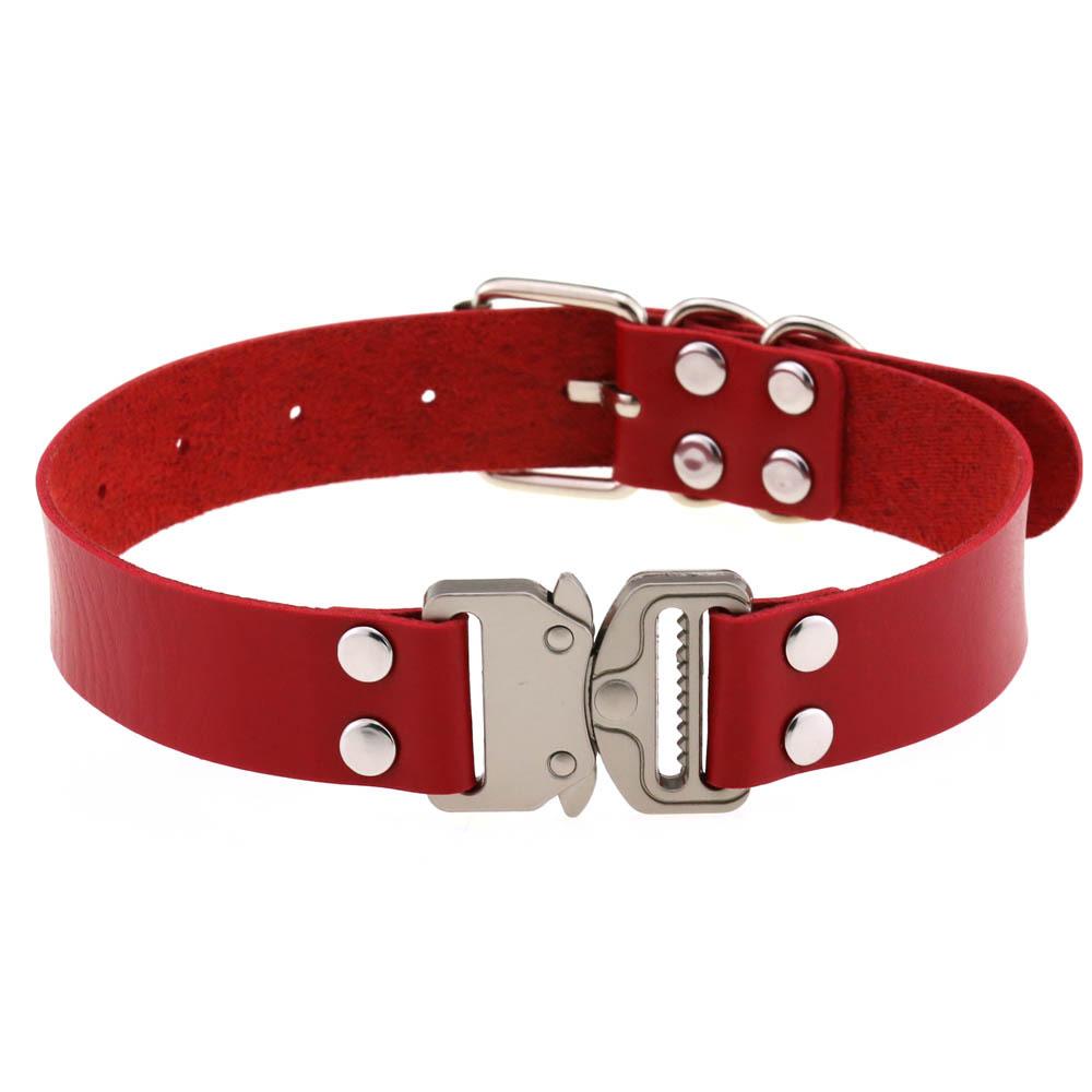 Harajuku Choker Eye-splice Buckle Ожерелье PU Кожа Косплей Аниме Ожерелья Воротник Готический Ювелирные Изделия Подарок