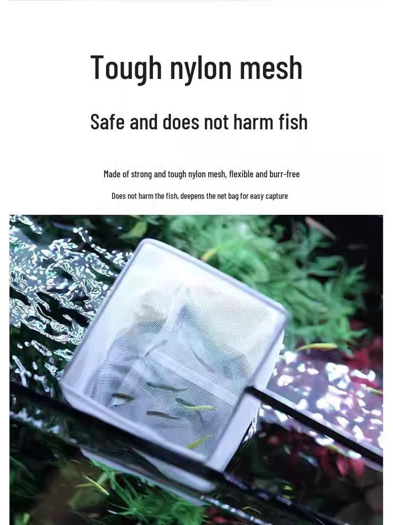 Stainless Steel Retractable Fishing Net for Aquariums and Tropical Fish