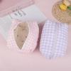 Cherry Print Nordic Plaid Cosmetic Bag - Macaron Color Toiletries Organizer