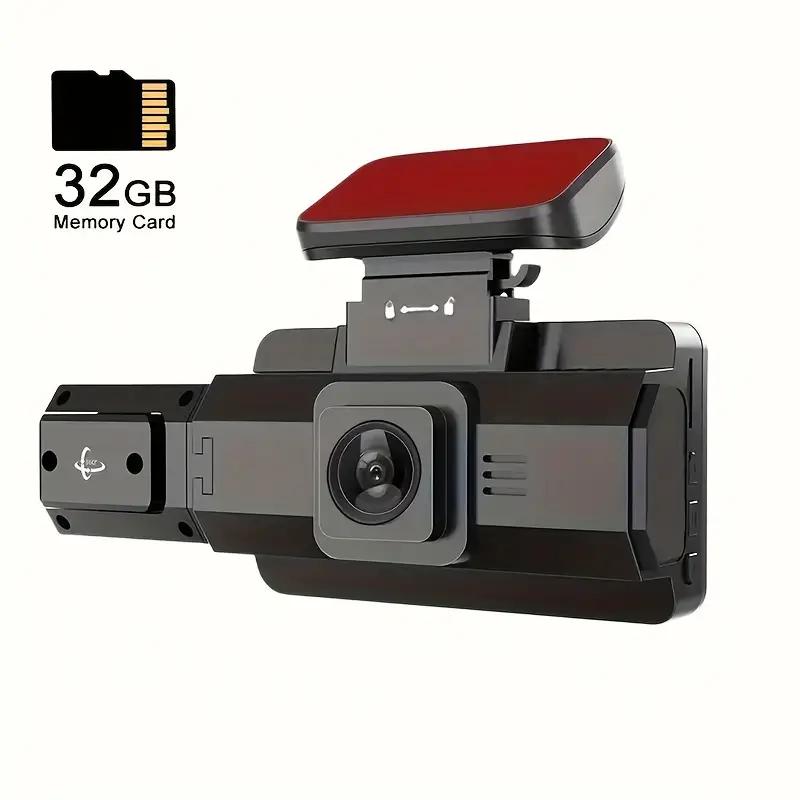 1080P HD HD Car DVR Driving Recorder Dual Lens Vehicle Wide Angle Dash Broad Camera Night Vision Dashboard Camera For Parking Monitoring Dash Cam