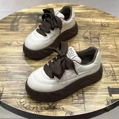 Женские повседневные кроссовки женские трендовые туфли на плоской подошве из кожи женские новые модные удобные туфли на вулканизированной платформе осень-зима