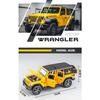 1/32 Jeep Wrangler Rubicon Модель игрушечного автомобиля с высокой имитацией звука и света внедорожная литая коллекционная игрушечная машина для детей