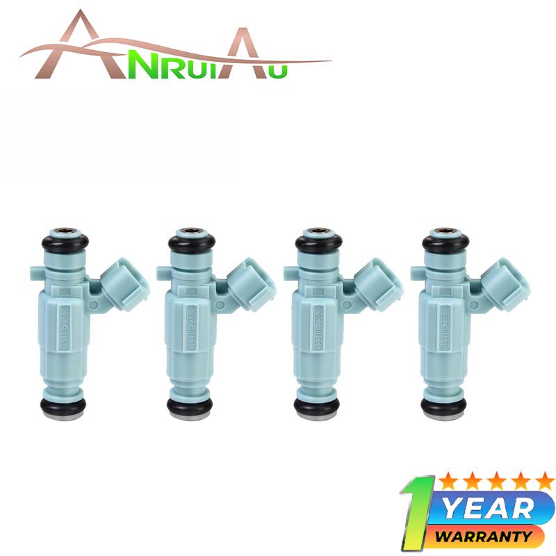 НОВЫЙ Набор из 4 топливных форсунок 35310-23800 Совместим с Hyundai Elantra 2007-2012 Kia Soul 2010-2011 Spectra 2007-2009 2.0L