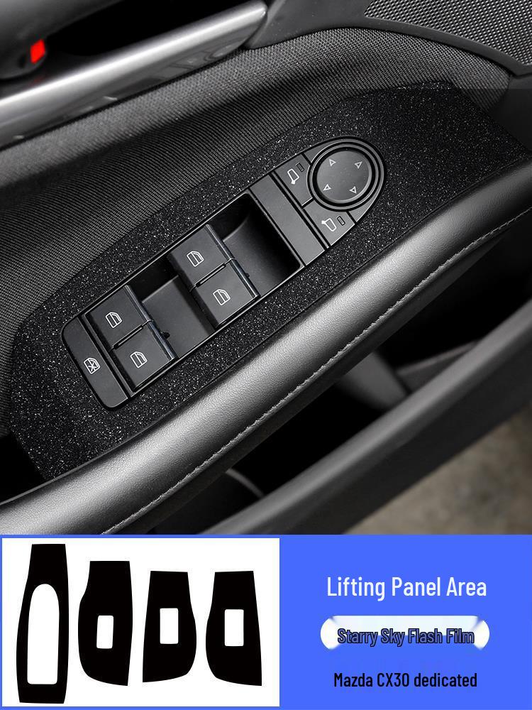 2020-21 Mazda CX30 Защитная пленка для приборной панели из углеродного волокна