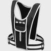 Reflective Outdoor Running Vest Backpack - Water Bottle & Phone Holder for Cycling, Hiking, and Mountaineering