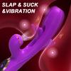 Вибратор для вагины с постукиванием и хлопаньем для женщин, соска для клитора, вибратор-кролик для сосания точки G, женский мастурбатор, секс-игрушка для женщины