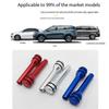 4PCS/pack Car Modification Universal Aluminum Alloy Door Handle Door Bolt Safety Lock Buckle Door Lock Knob