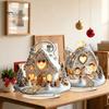 Рождественские centerpiece, Зимние украшения, Двусторонний акриловый снеговик/Дед Мороз/Олень/Домик, Настольные украшения для Рождества и камина, Для праздника