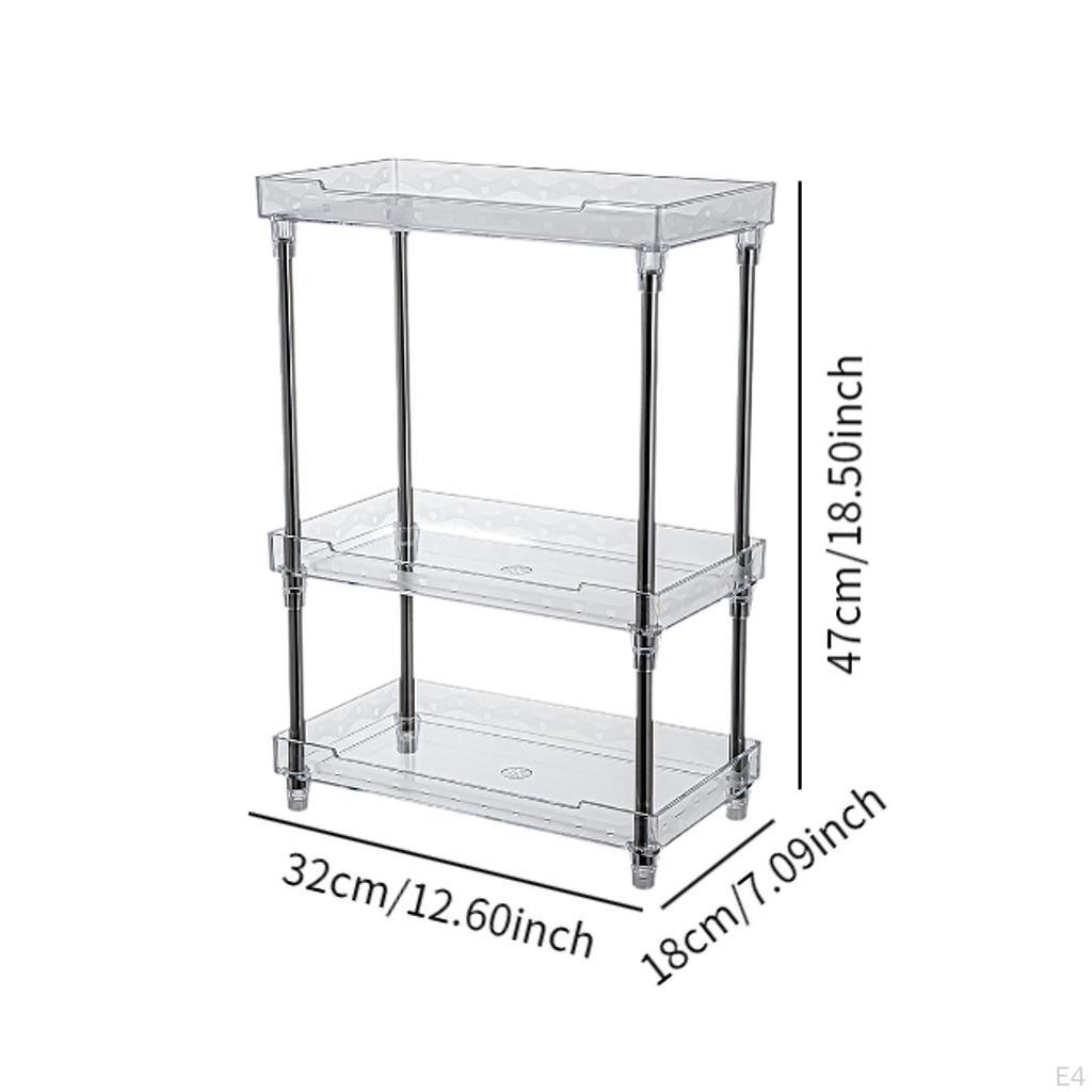 Органайзер для столешницы в ванной комнате, органайзер для косметики, напольная полка для средств по уходу за кожей