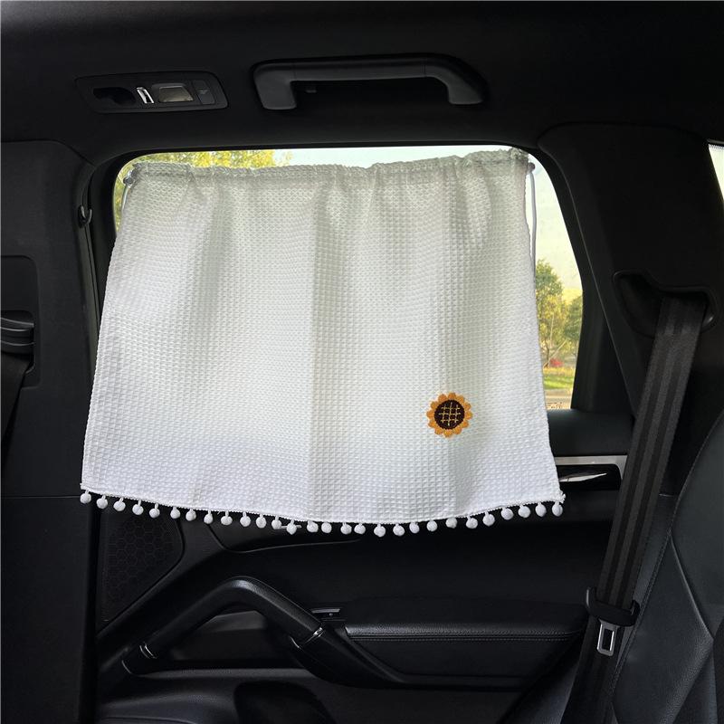 1pc Cartoon Car Curtain Suction Cup Curtain In The Car Window Sunshade Cover Side Window UV Protection for Kid Baby Children