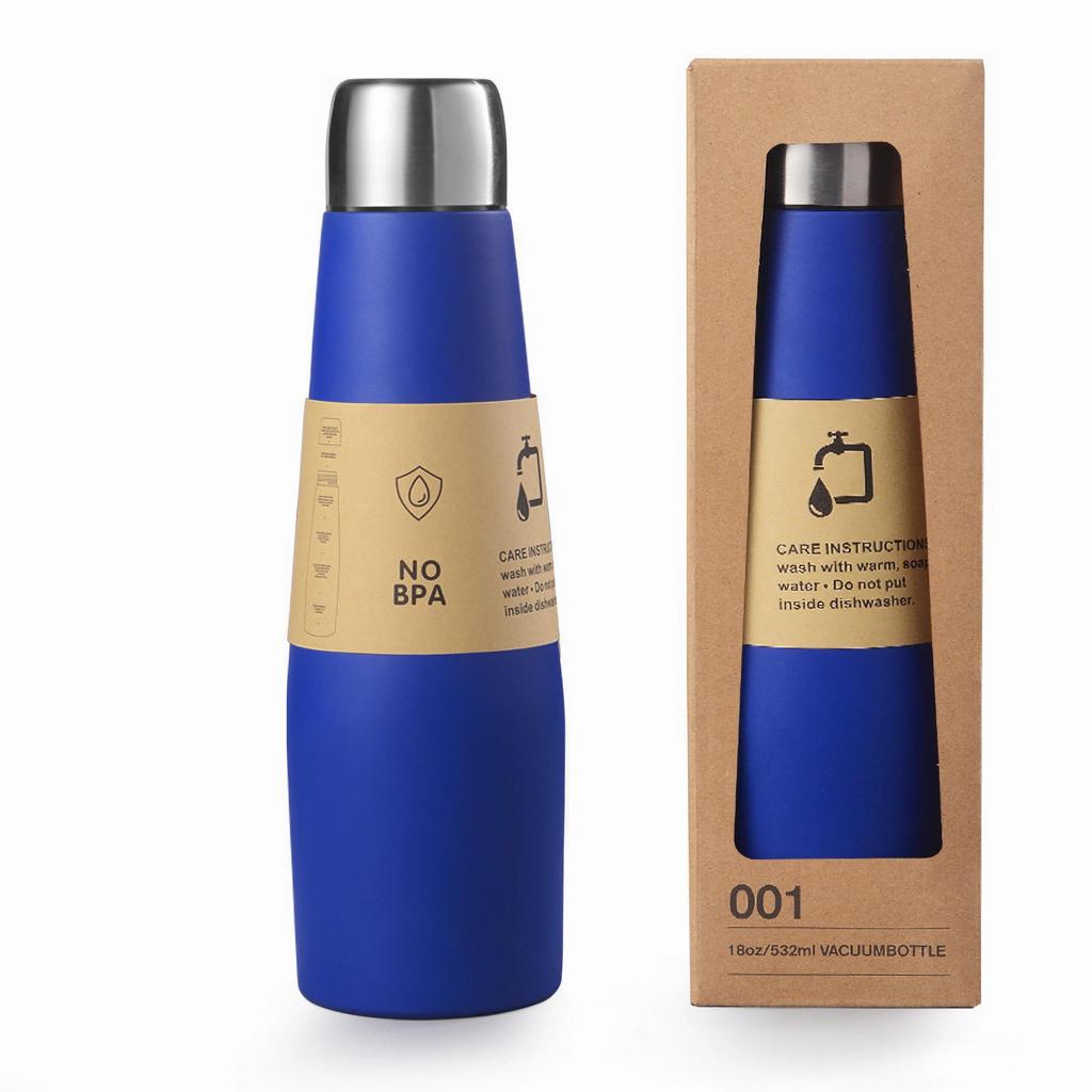 MYEEDA кружка для воды из нержавеющей стали объемом 530 мл с изоляцией для воды, для начальной школы, для легкого нагрева воды, для прямой подачи холодной воды, с вакуумной изоляцией