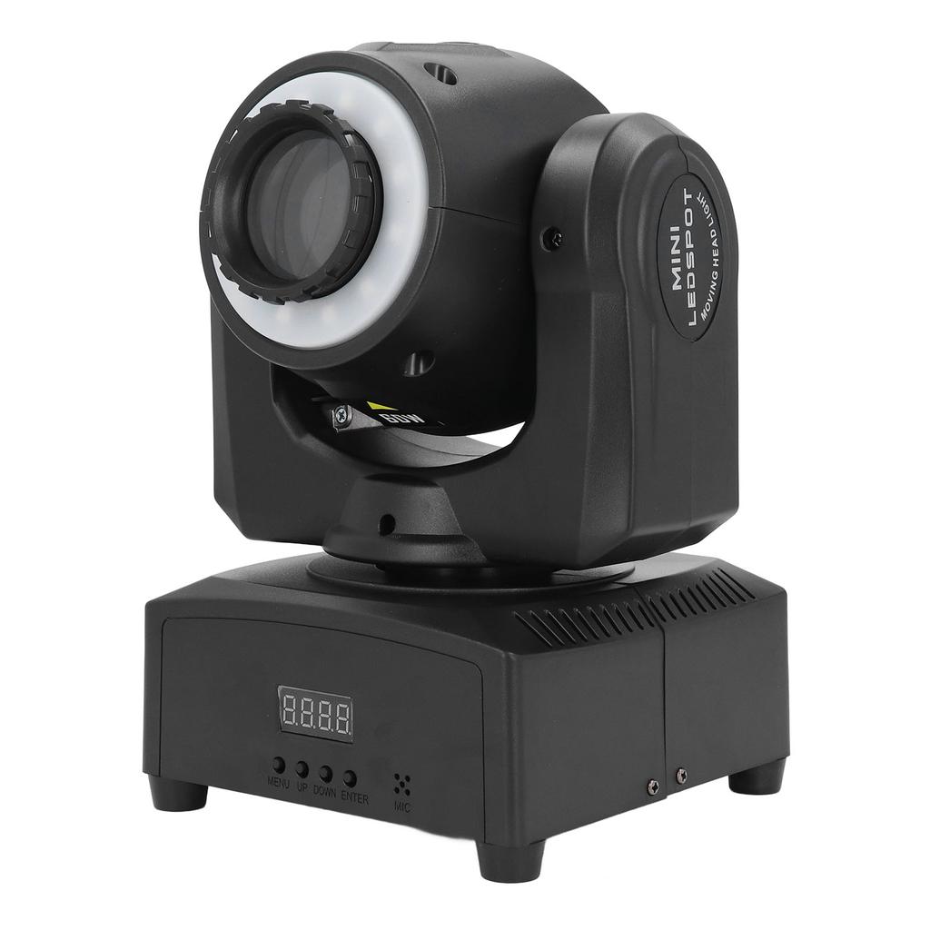 Светодиодный вращающийся прожектор, 8 режимов, 8 цветов, 9/11 каналов, многоцветный точечный светильник со звуковым управлением