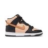 Женские Dunk High LXX 'Black Flax' (женские размеры) Черный / Лен / Кожаный цвет Tan / Белый Скейт-обувь DX0346 001