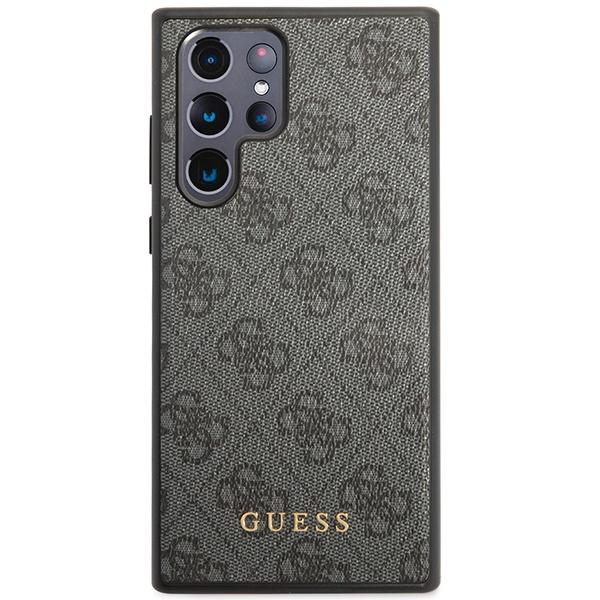 Guess Guhcs24Lg4Gfgr S24 Ultra S928 Czarny/Black Hardcase 4G Metalowe Złote Logo