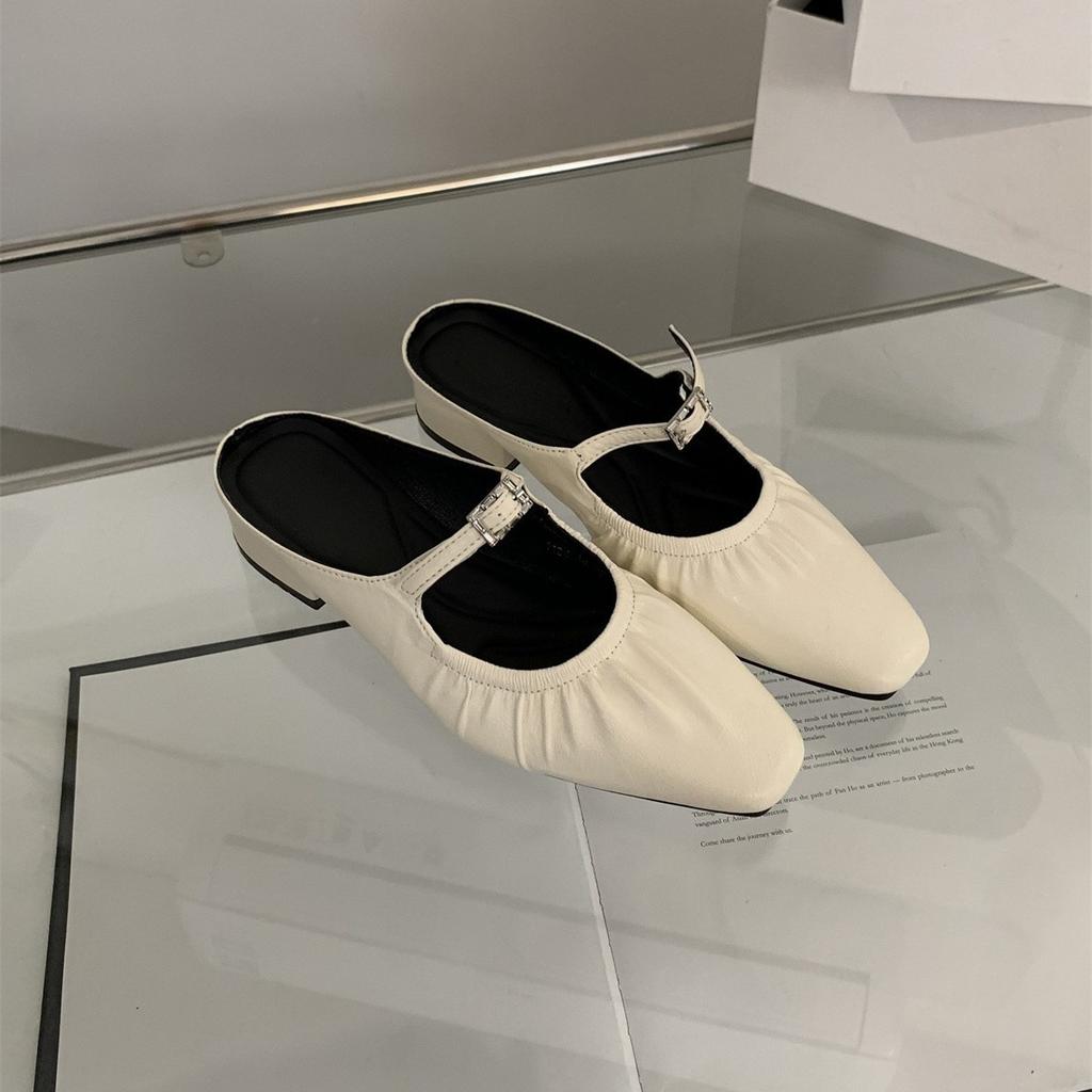 Мягкие кожаные туфли-мешки на голову, женские летние туфли, французский темперамент, фея, вечерний бриз, дорожные туфли из серебра, женские босоножки на толстом каблуке