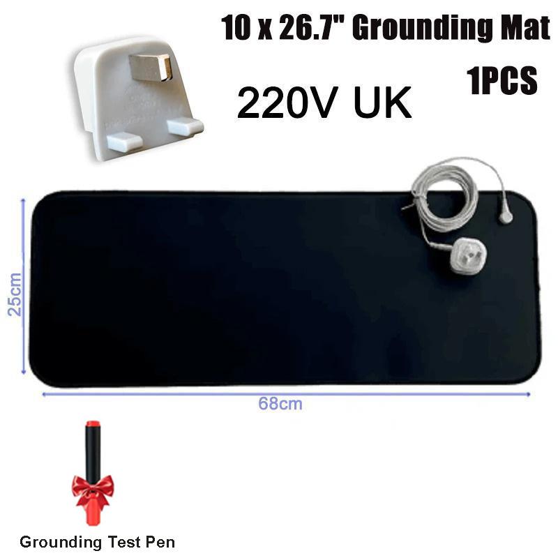 Grounding Mat for Feet 3MM Thickened Earthing Pad Improve Sleep Pain Relief Inflammation Reduce Anxiety for Working