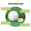Golf Divot Tool Green Bamboo Fork Golf Alignment Ball Marker Golfing Divot Fixer Tool Wood Golf Accessories for Men