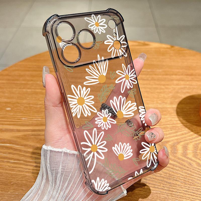 Delicate Garden Print Design For iPhone 17 Air 16 15 14 Pro Max 13 12 11 ShockProof TPU Soft Case Cover