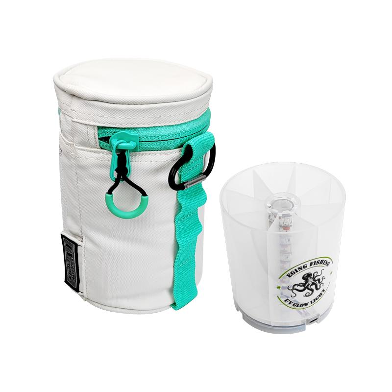 New Fishing Bags and Boxes Fishing Lure UV Glow Light Fill Light Tool Squid Jig Egi Tackle Box Hard Bait Metal Jig Storage Case