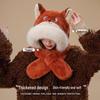 Zootopia Nick Fox Windproof Snood: Winter Cartoon Warm Hat & Ear Muffs Combo
