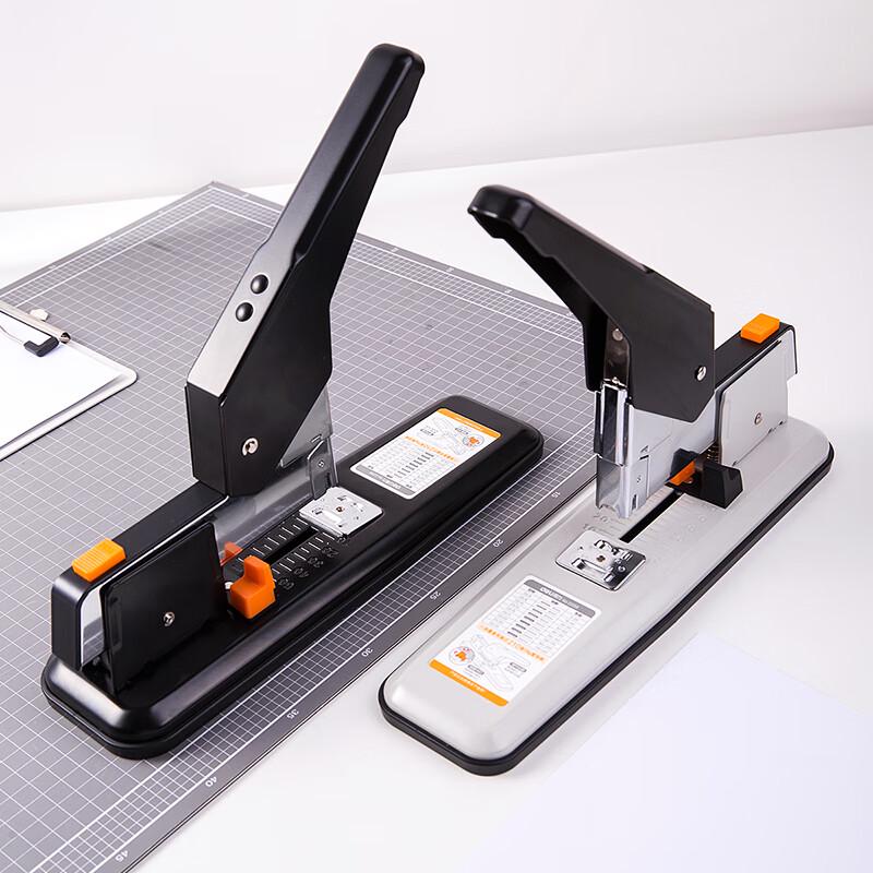 Deli 0299 Heavy-Duty 210-Sheet Stapler CN plug (adapter included)