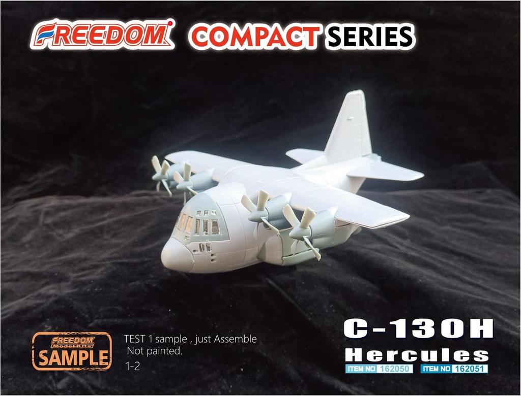 Комплект для моделирования Freedom Compact Series Американский тактический транспортный самолет Пластиковая модель FRE162051 Немасштабная модель C-130H