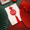 Reusable Chinese Knot Pendant Red New Year Ornament Blessing Spring Festival Hanging Pendant  Gifts