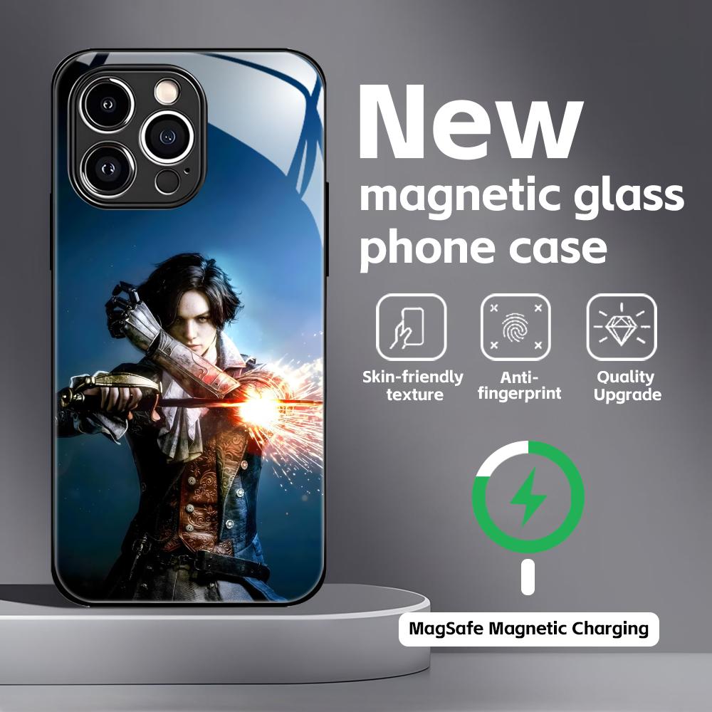 HOT GAME L-Lies of P COOL Phone Case For iPhone17 16 15 14 13 12 11 X XR XS 8 Plus Mini Pro Max Glass Magnetic Case