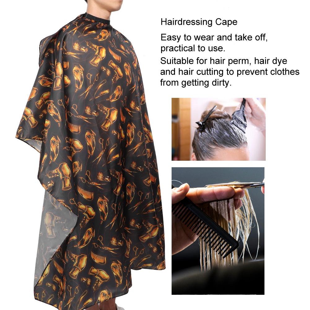 Stylish Pattern Hair Cutting Cape Cloth Waterproof Hairdressing Apron Barber Shop Accessories