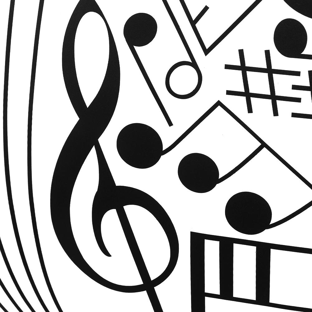 2 шт. Бытовая музыкальная нота Обои Наклейки DIY Наклейки на стену для украшения дома