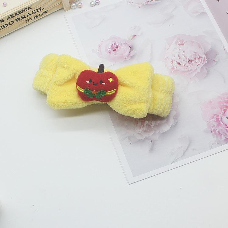 Милая рождественская плюшевая фланелевая повязка на голову - Нескользящая, эластичная резинка для волос для женщин