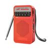 Портативное AM/FM-радио с динамиком, чистым стереозвуком, портативное радио на батарейках с разъемом для наушников 3,5 мм
