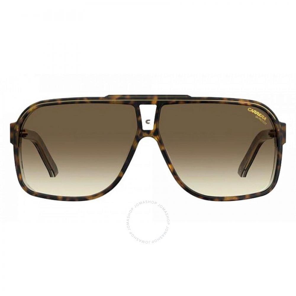 Carrera Brown Gradient Square Men S SunglaSSeS Grand Prix 2 0086 Ha 64