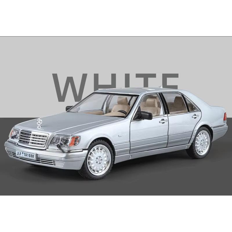 Масштаб 1/24 BENZ W140 S320 SEL Street Edition сплав ретро старая модель автомобиля литые металлические классические автомобили транспортные средства модель звук свет детские игрушки подарок