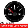 Датчик топлива 125 ~ 300 мм 0-190 Ом 240-33 Ом Подходит для 52 мм Указатель уровня топлива с красной подсветкой Датчик уровня топлива Датчик уровня масляного бака Отправитель