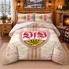 Printed 3Pcs Bedding Set VfB Stuttgart Pattern Bed Sheet Pillowcase For Bedroom Decor