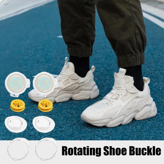 Automatic Buckle Rope Shoe Metal Wire Swivel Shoelaces Mini Size Lightweight Easy To Install Quick Lock Shoestrings Accessories