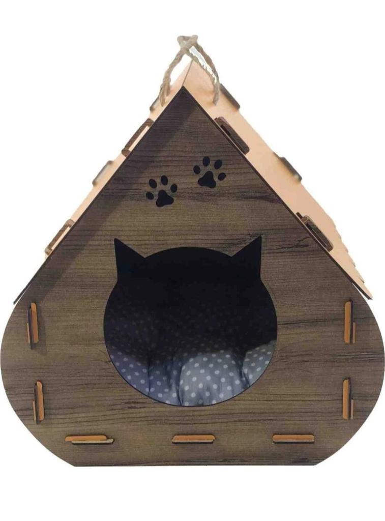 Cat House Wooden Portable