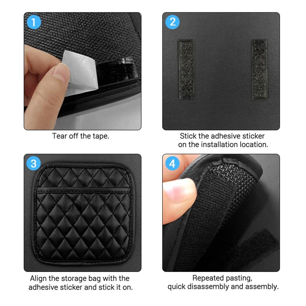 Многофункциональные автомобильные органайзеры, карманные сумки, универсальные, для хранения, для хранения на спинке сиденья автомобиля, для карт, телефона, ключей, липкого мешочка