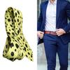 Japanese Anime Vintage Neck Tie Leopard Dots Printed Necktie with Glasses Cosplay Costume Props Accessories for Unisex