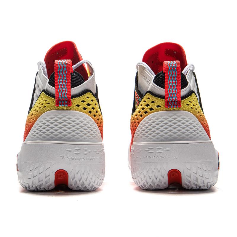 Баскетбольные кроссовки Li Ning BadFive 5 Мужские Средняя высота Желтый Белый Красный ABFV025-8