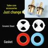Универсальный набор картриджей для горячего/холодного смесителя - Керамический диск, Силиконовая прокладка, Уплотнительное кольцо, Прокладка