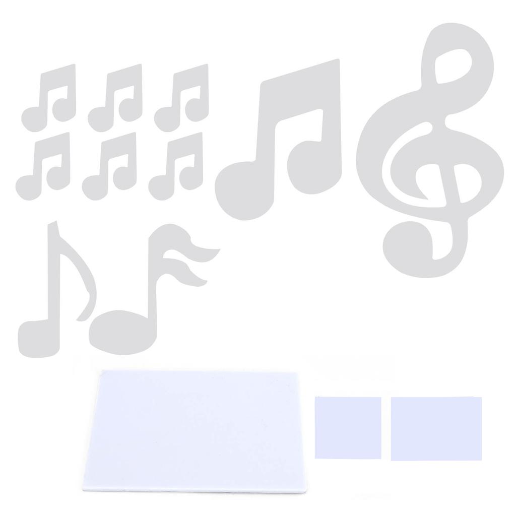 Музыкальная нота настенная наклейка DIY инновационные рельефные наклейки для дома спальня фон украшение серебро