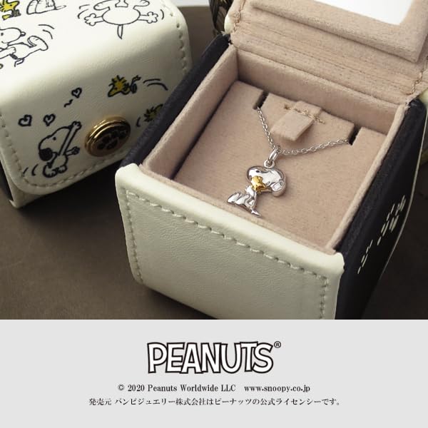 SNOOPY BOX Snoopy Woodstock Серебряное ожерелье 925 пробы для женщин Официальные товары PEANUTS sv [Snoopy] [Ограниченное количество включено]