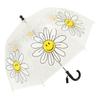8-Bone Transparent Umbrella, White Automatic Umbrella, Disposable Creative Umbrella, Stand Outdoor Umbrella Gift